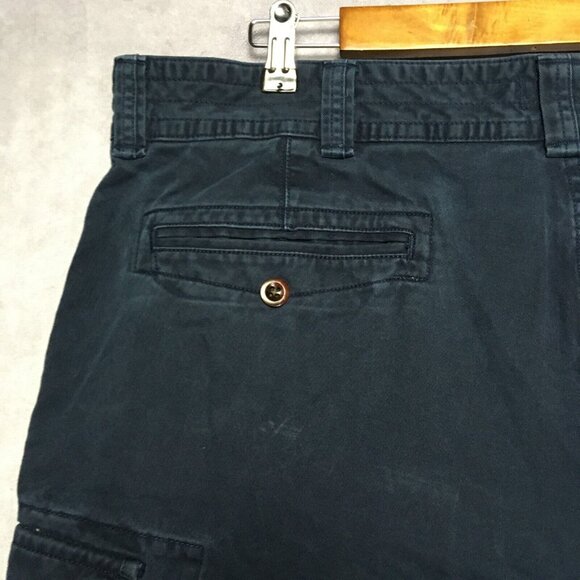 Polo Ralph Lauren Mens Cargo Shorts size 42 Dark Blue Cotton Pockets Casual - Picture 10 of 14